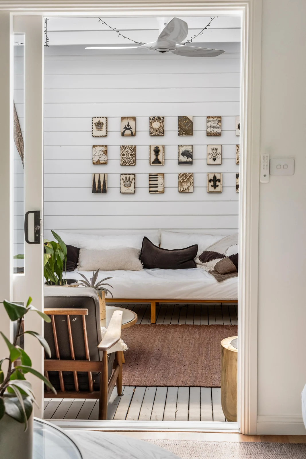 Finished Pretty Beach cabana interior